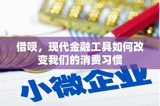 来义借呗，现代金融工具如何改变我们的消费习惯