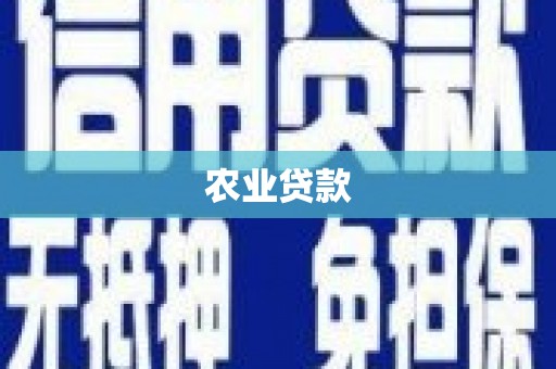 来义农业贷款