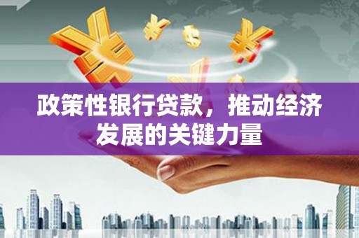 来义政策性银行贷款，推动经济发展的关键力量