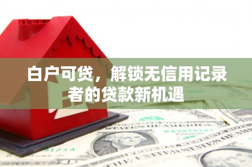 来义白户可贷，解锁无信用记录者的贷款新机遇