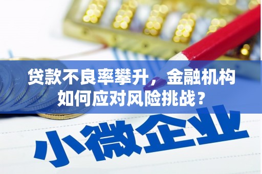 来义贷款不良率攀升，金融机构如何应对风险挑战？