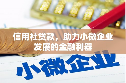 来义信用社贷款，助力小微企业发展的金融利器