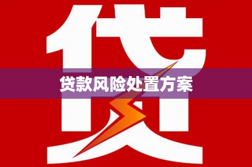来义贷款风险处置方案
