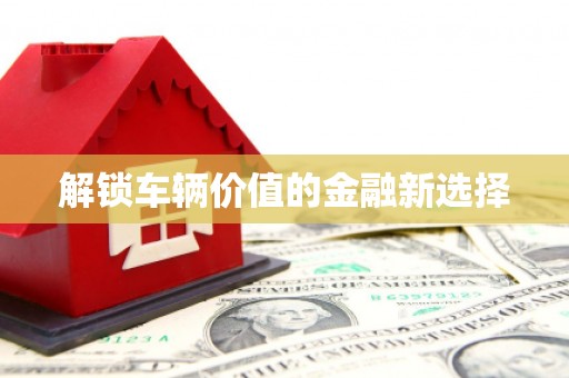 来义解锁车辆价值的金融新选择